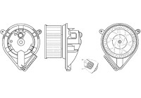 Heater fan AB 272 000S Mahle