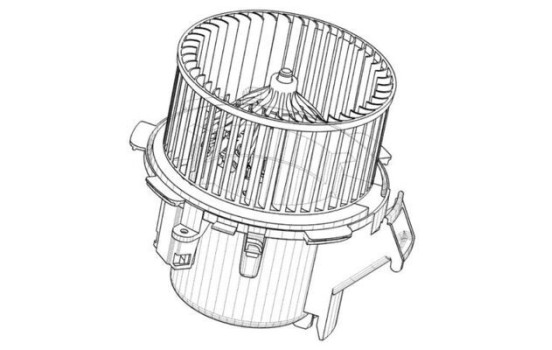 Heater fan AB 41 000P Mahle, Image 2