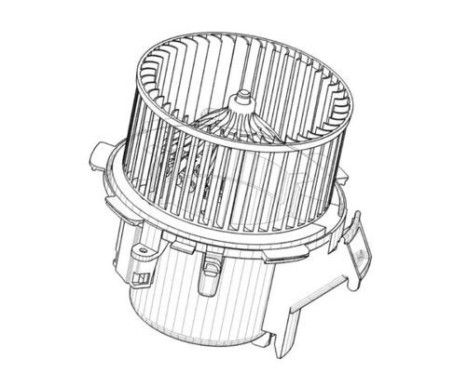 Heater fan AB 42 000P Mahle, Image 2