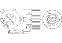 Heater fan AB 6 000S Mahle