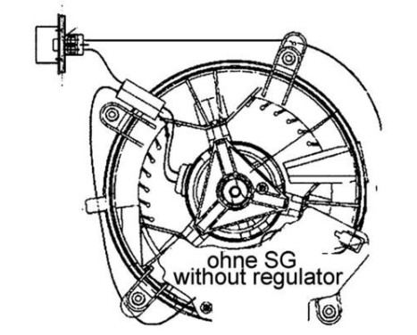 Heater fan AB 65 000P Mahle, Image 3