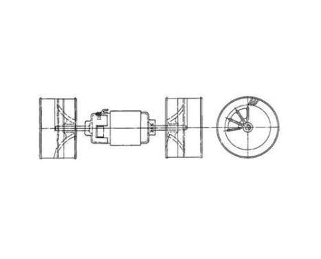 Heater fan AB 76 000P Mahle, Image 3