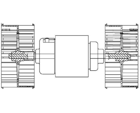 Heater fan AB 87 000P Mahle, Image 3