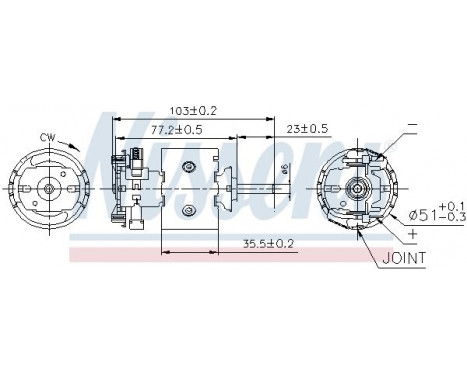 Interior Blower 87097 Nissens, Image 5