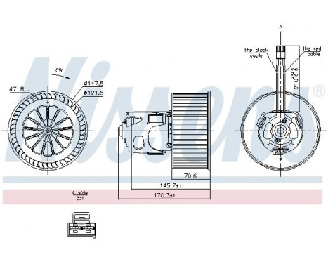 Interior Blower 87242 Nissens, Image 6