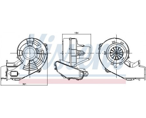 Interior Blower 87247 Nissens, Image 6