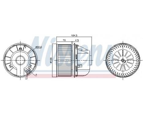 Interior Blower 87313 Nissens, Image 6