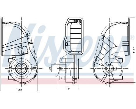 Interior Blower 87394 Nissens, Image 6