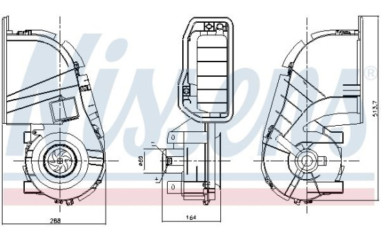 Interior Blower 87394 Nissens, Image 6