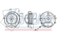 Interior Blower 87424 Nissens