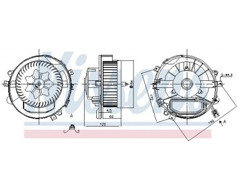 Interior Blower 87426 Nissens, Image 6