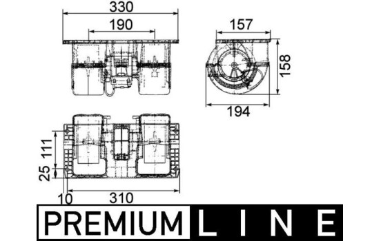 Interior Blower BEHR *** PREMIUM LINE ***