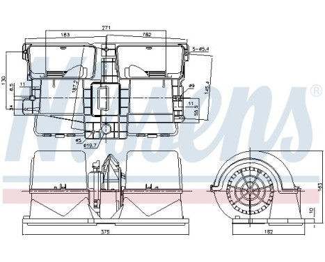 Interior ventilation 87134 Nissens