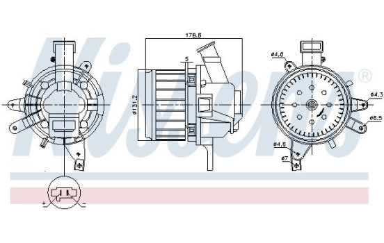 Interior ventilation 87396 Nissens