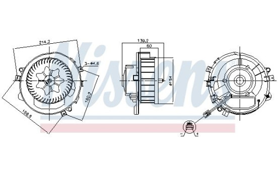 Interior ventilation 87525 Nissens