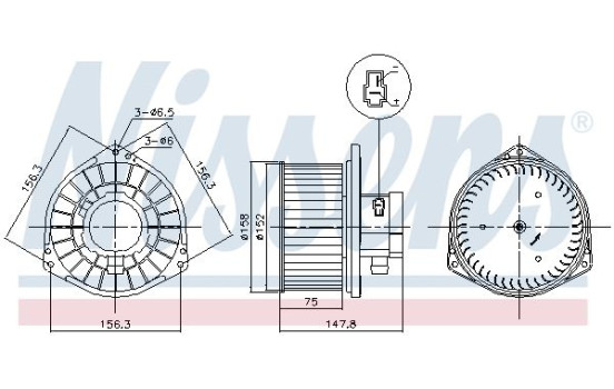 Interior ventilation 87531 Nissens