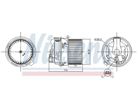 Interior ventilation 87591 Nissens