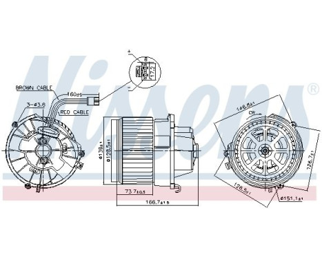 Interior ventilation 87599 Nissens