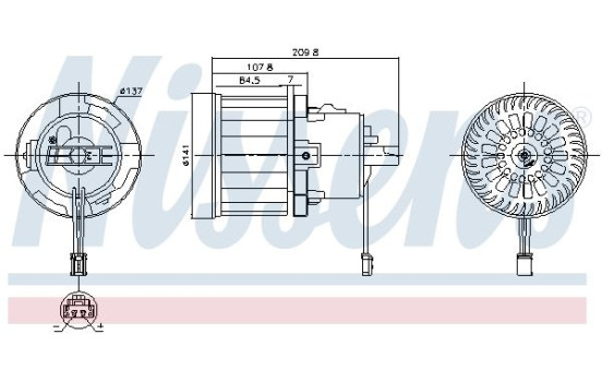 Interior ventilation 87610 Nissens