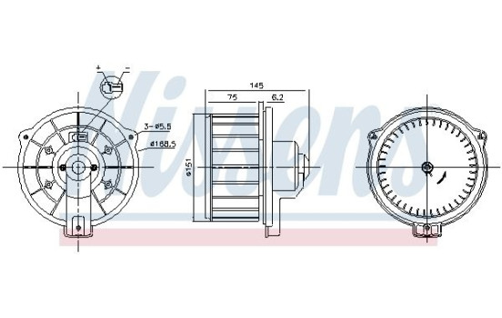 Interior ventilation 87615 Nissens