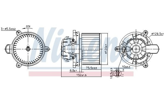 Interior ventilation 87625 Nissens
