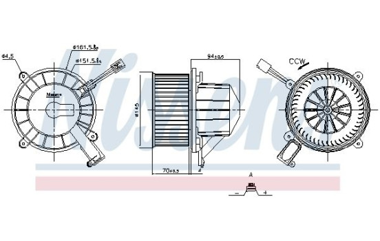 Interior ventilation 87638 Nissens, Image 6