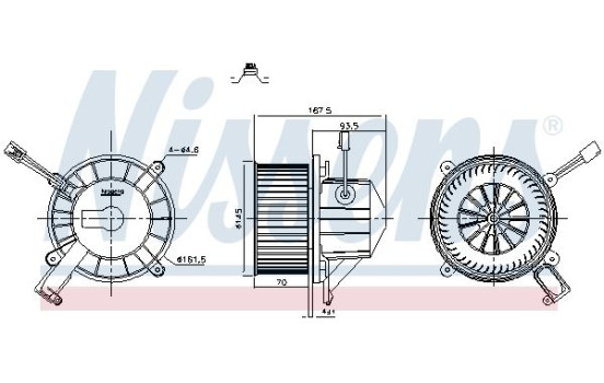 Interior ventilation 87639 Nissens, Image 6
