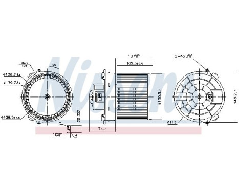 Interior ventilation 87654 Nissens