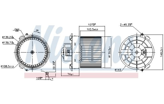 Interior ventilation 87654 Nissens