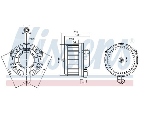Interior ventilation 87670 Nissens