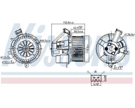 Interior ventilation 87691 Nissens, Image 5