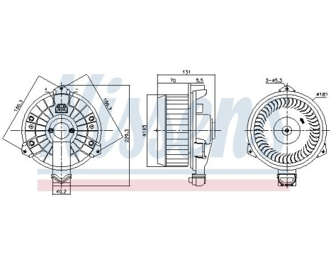 Interior ventilation 87739 Nissens
