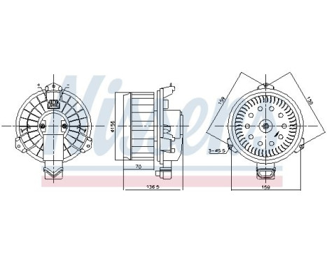 Interior ventilation 87787 Nissens, Image 6