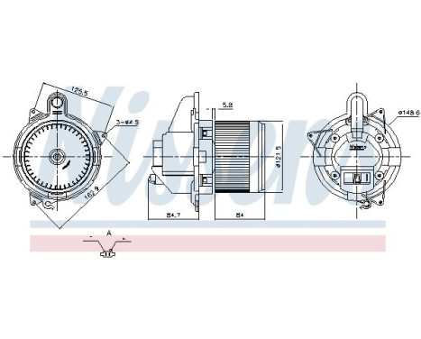 Interior ventilation 87846 Nissens, Image 6