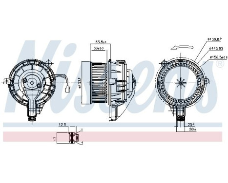 Interior ventilation 87852 Nissens