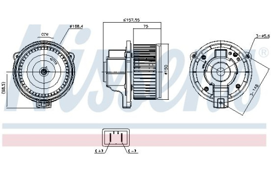 Interior ventilation 87889 Nissens, Image 6