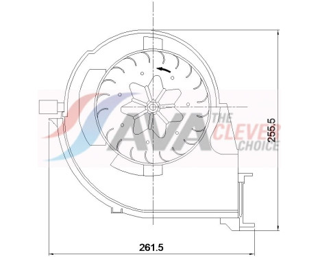 Interior ventilation BW8664 Ava Quality Cooling