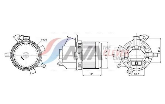 Interior ventilation CN8342 Ava Quality Cooling