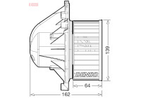 Interior ventilation DEA05011 Denso