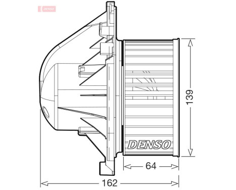Interior ventilation DEA05011 Denso