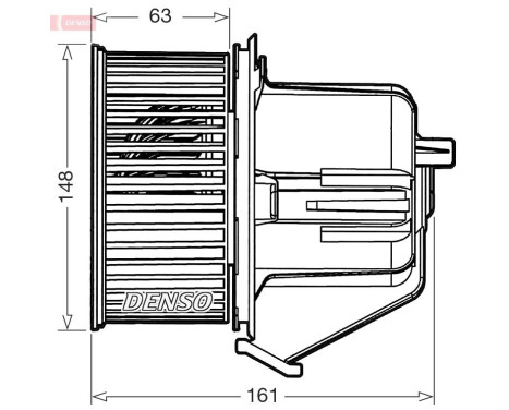 Interior ventilation DEA07027 Denso
