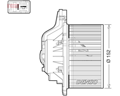 Interior ventilation DEA41015 Denso