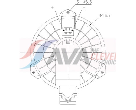 Interior ventilation FD8725 Ava Quality Cooling