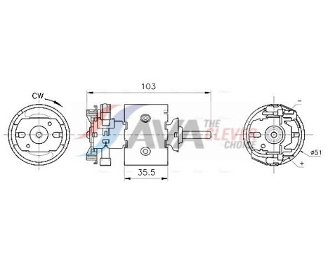 Interior ventilation MS8783 Ava Quality Cooling