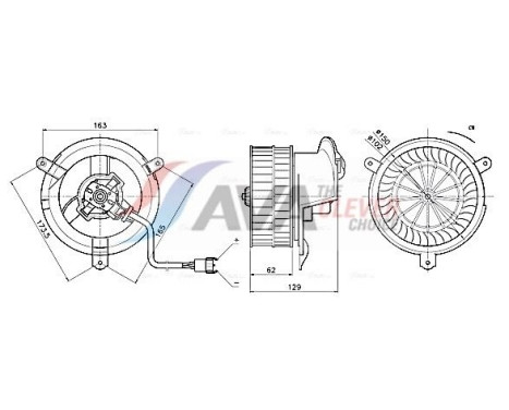 Interior ventilation MS8784 Ava Quality Cooling