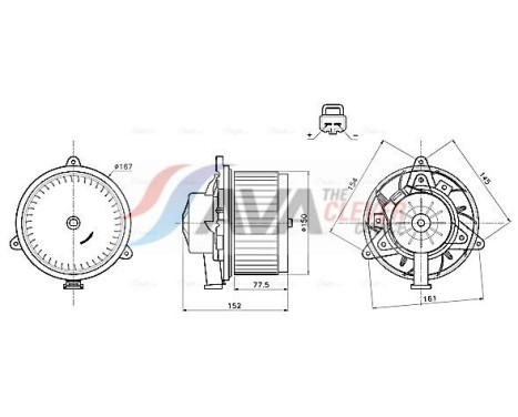Interior ventilation OL8752 Ava Quality Cooling