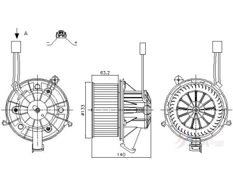 Interior ventilation OL8753 Ava Quality Cooling