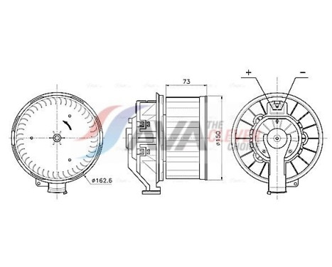 Interior ventilation VN8445 Ava Quality Cooling