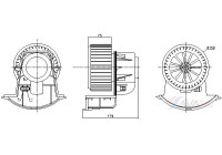 Interior ventilation VN8453 Ava Quality Cooling