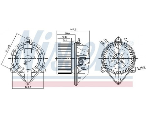 stove fan 87024 Nissens, Image 6